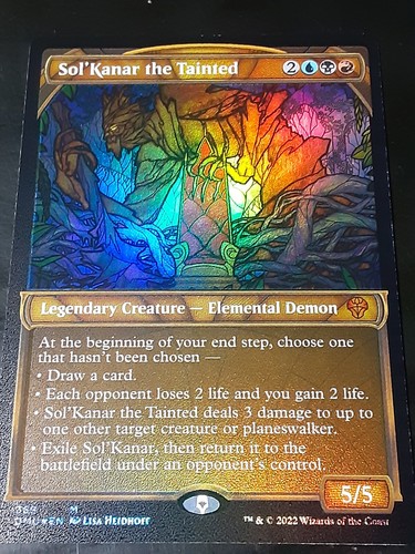 Sol Kanar the Tainted TEXTURED FOIL ,Dominaria United , NM ,MTG, FREE SHIPPING - Picture 3 of 6