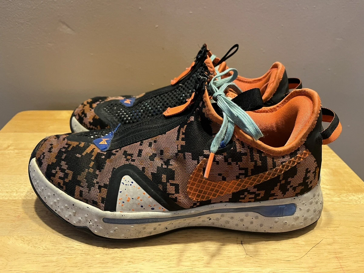 Nike PG 4 EP Digi Camo - Total Orange for Sale | Authenticity