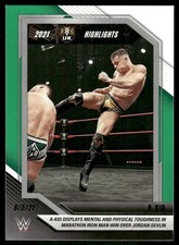 2022 Panini WWE NXT Green #47 A-Kid wrestling card