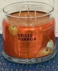PartyLite 3 Docht Duftwachsglas Spiced Pumpkin Würziger Kürbis ohne Deckel 842