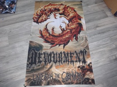 Devourment Flag Flagge Poster Death Metal Internal Bleeding Cephalotripsy.