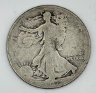 1917 Philadelphia Mint Silver Walking Liberty Half Dollar - Free Shipping