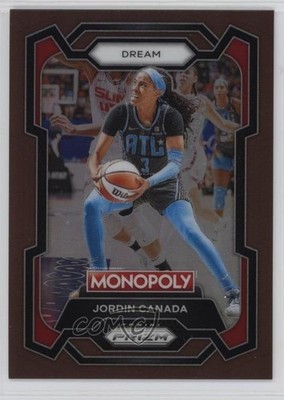 2024 Panini Prizm Monopoly WNBA Brown Prizm 205/249 Jordin Canada #56 1su7