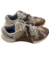 Nike Men's Size 13 Metcon 10 AMP (HQ2615 001) Light Bone/ Racer Blue Sneaker