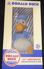 DISNEY PARKS 85TH ANNIVERSARY DONALD DUCK PLUSH LIMITED EDITION NEW/MINT/SEALED