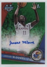 2023-24 Bowman U Chrome Prospect Green Refractor 12/99 Jamari McDowell Auto 5lz