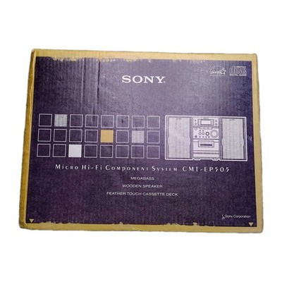 Sony CMT-EP505 Micro Hi-Fi Component System CD Cassette Open Box New