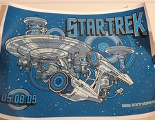 Star Trek Poster Jesse Philips 2008 Sehr Selten