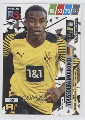 2022 Panini Adrenalyn XL FIFA 365 Rising Stars Team Mate Youssoufa Moukoko 0a16