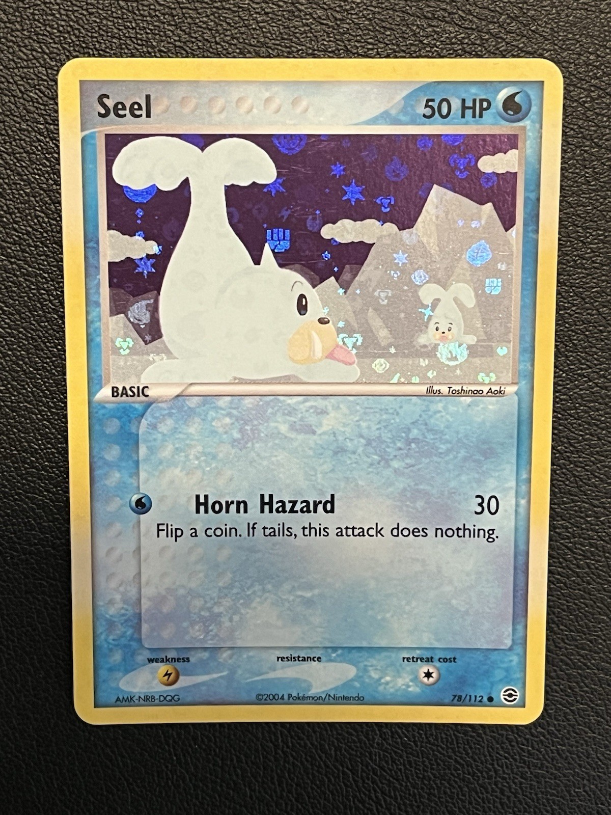 Seel 78/112 FireRed & LeafGreen Reverse Holo Card Near Mint Pokemon 2003
