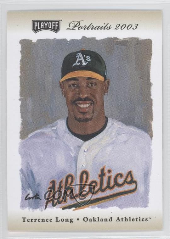 2003 Playoff Portraits Beige 33/250 Terrence Long #99 0a9