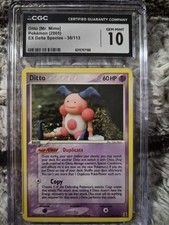 Ditto [Mr. Mime] 38/113 Non-Holo [EX Delta Species] CGC 10 GEM MINT on eBay