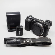 Sony Alpha NEX-6 BLACK 16.1MP APS-C CMOS Digital Camera Body only