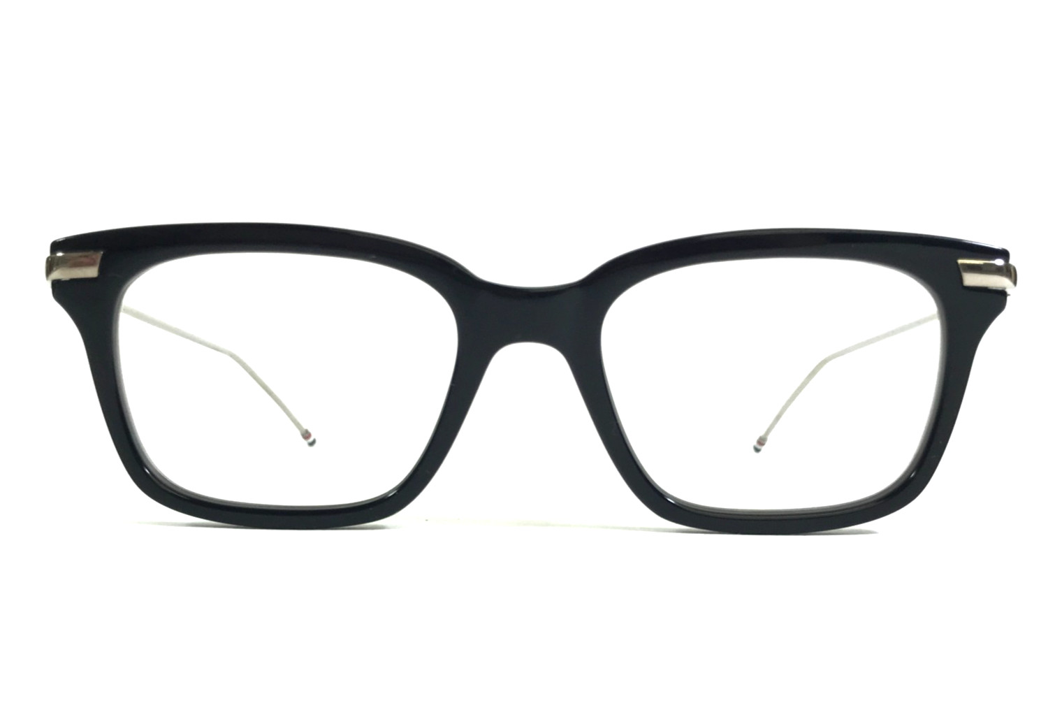 Thom Browne Eyeglasses Frames TB-701-H-NVY-SLV-49 Navy Blue Silver 49-19-150 43890₽