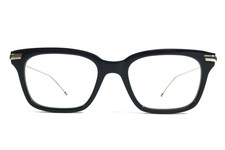 Thom Browne Eyeglasses Frames TB-701-H-NVY-SLV-49 Navy Blue Silver 49-19-150