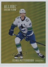 2025-26 Upper Deck Allure Color Flow Yellow Green Elias Pettersson #CF-7 1oh9