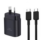 25W Super Fast Wall Charger 2M Type-C Cable For Samsung Galaxy S25 S24 S23 Ultra