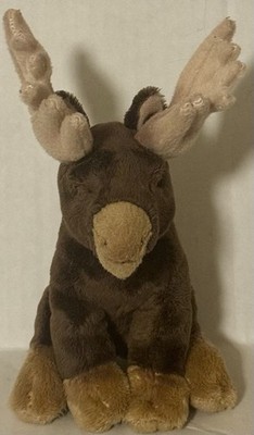 Animalcraft Demdaco Moose Beanbag Plush Stuffed Animal Toy Nat and Jules 