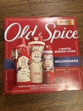 New Old Spice Winderness 3 Piece Care Gift Se...