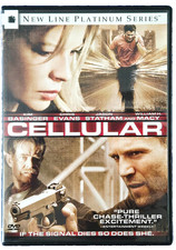 CELLULAR - CHRIS EVANS & JASON STATHAM FREE SHIPPING DVD MOVIE