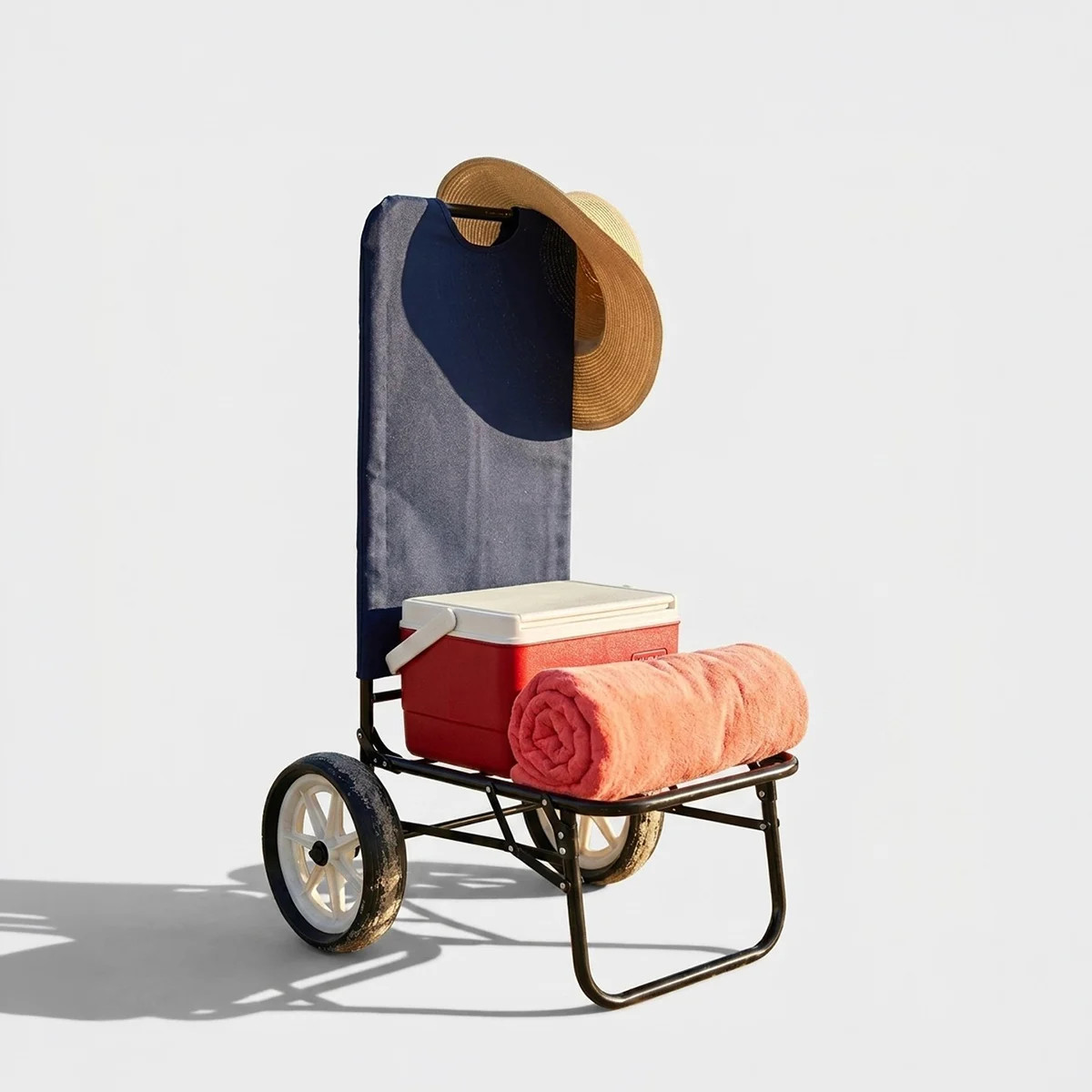 Chariot de plage pliable Sirio pour pique-nique en famille et camping