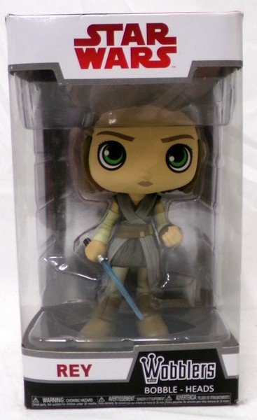 "Funko Wobblers Star Wars Der Letzte Jedi Rey 5\" Knautschkopf Figur Neu"-image