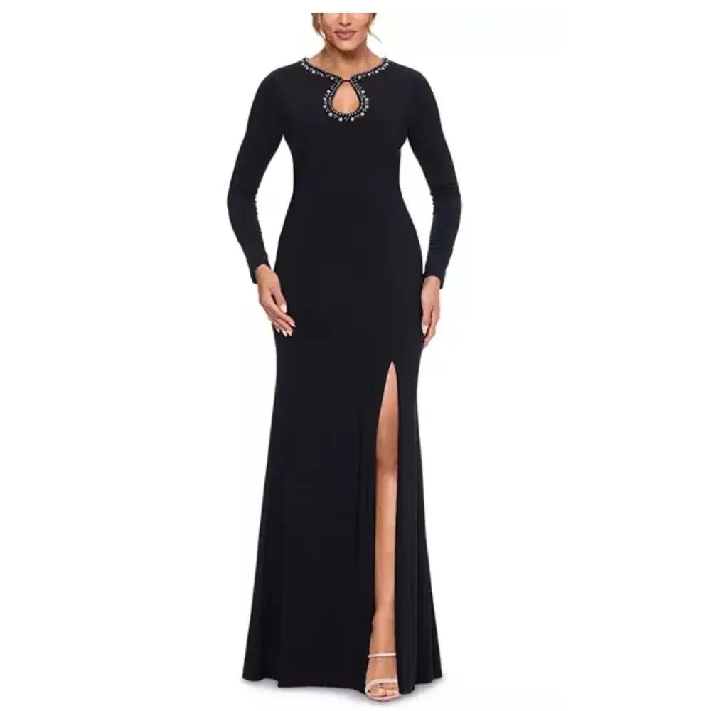 bloomingdale's evening dresses long sleeve Long Sleeve Cocktail Dresses