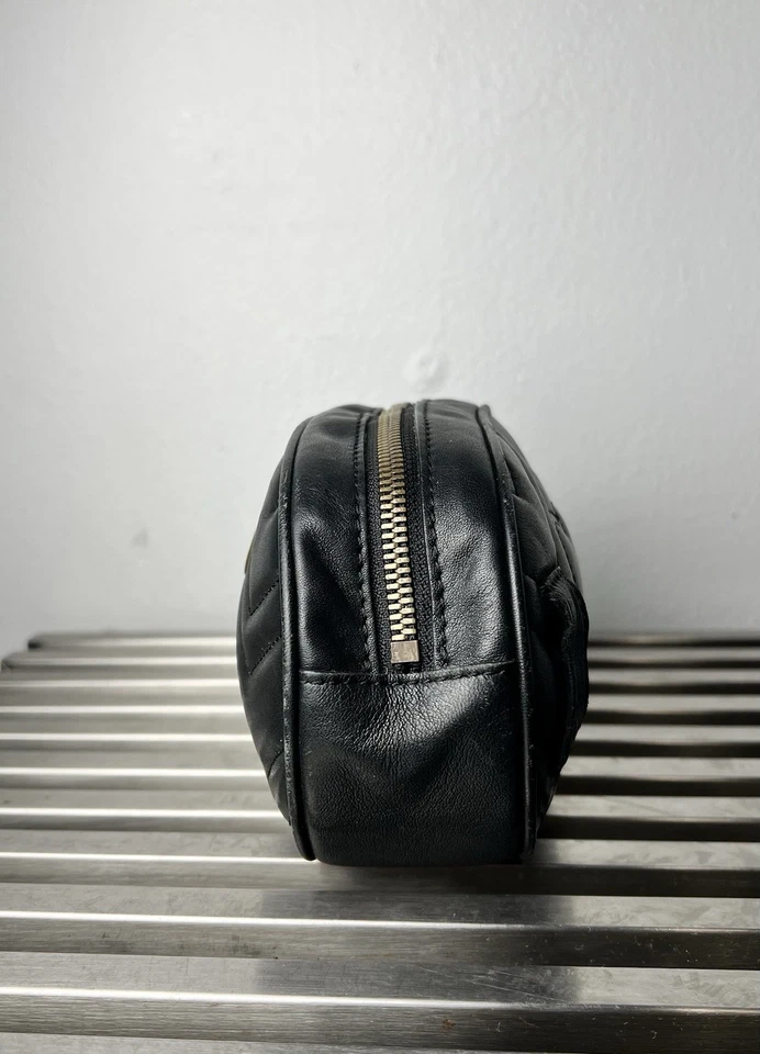 Gucci Gg Marmont Matelasse Leather Belt Bag Black Leather - Image 4 of 4