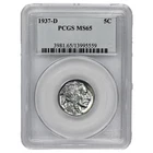1937-D Buffalo Nickel PCGS MS65 Indian Head Five Cents