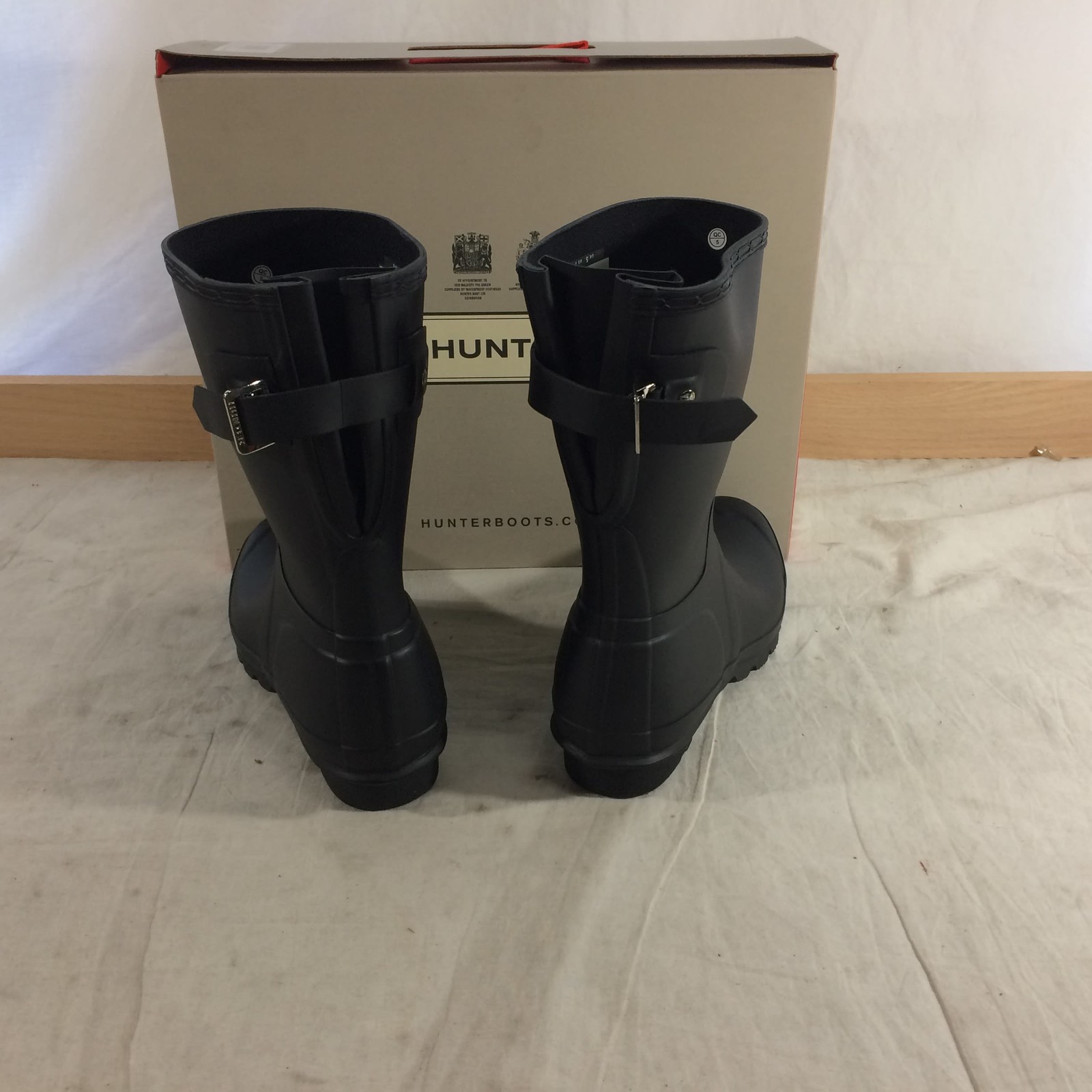 Hunter Original Back Adjustable Short Boot, Black… - image 2