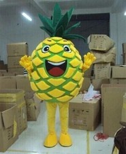 cartoon pineapple Mascot Costume Cosplay Party Dress Clothing Halloween Adult