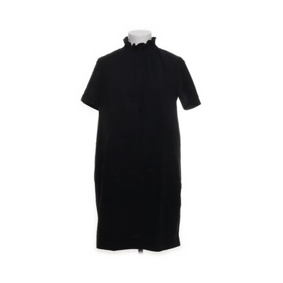 COS, Kleid, Größe: 42, Schwarz, Baumwolle/Elasthan, Einfarbig, Damen #x7o