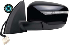 Driver Side Mirror for Nissan Rogue Sport Models textured black w/PTM cover...