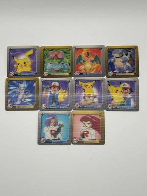 1999 Pokemon Action Flipz 3D Series One - Chase Lenticular Set - S1 to S10