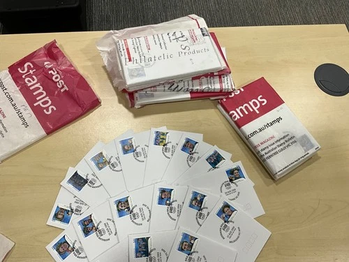 Australian First day covers 2004olympic gold medal winners 17x 10 sets an10