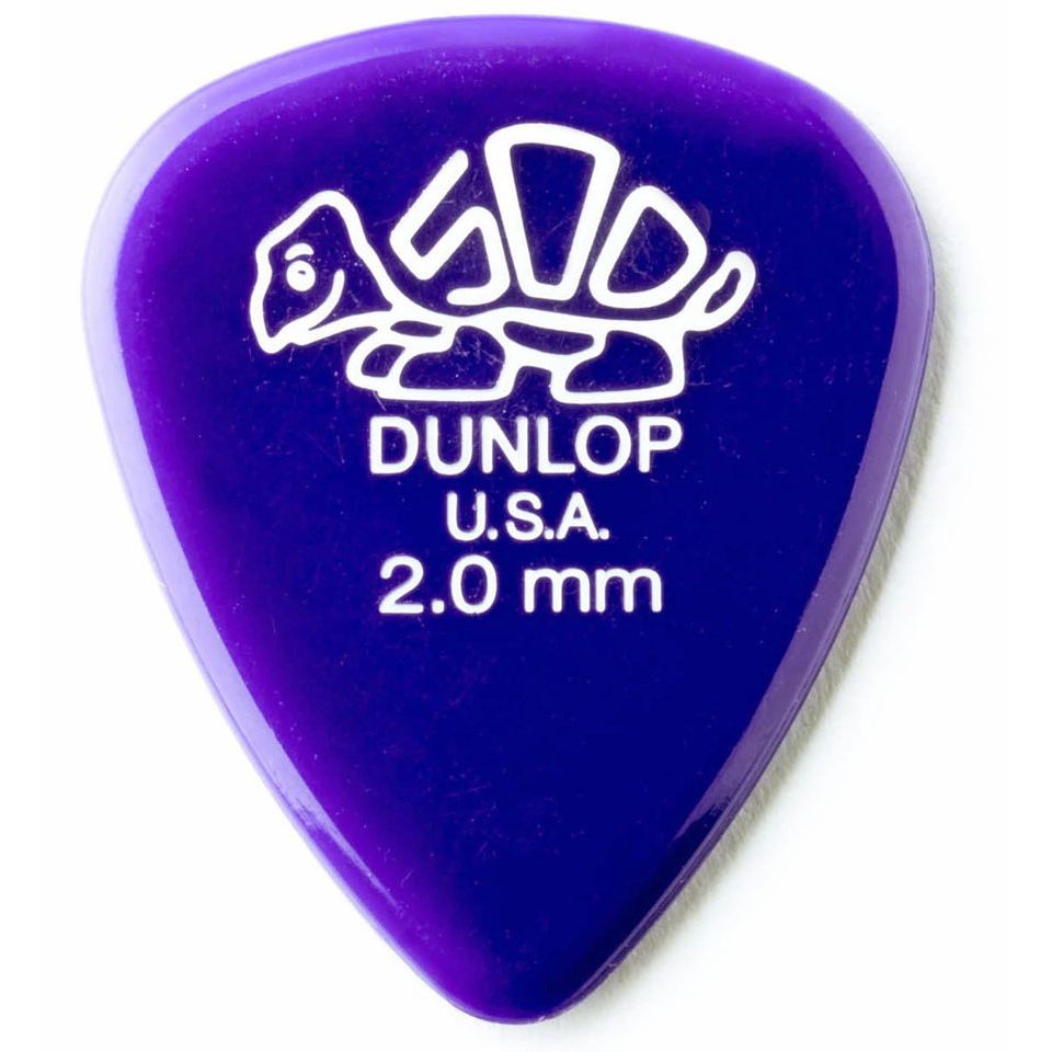 Плектрум Dunlop Delrin Standard 2,00мм (12Stck) Plek Pick NEU