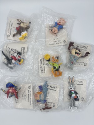 Vintage Looney Tunes PVC Figure Lot of 8 Sealed Bugs Bunny Daffy Duck Porky Pig