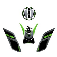 Set 3D Gel Aufkleber Motorrad Tank Pad Kawasaki Z900 Z 900 SE 2025 Kompatibels