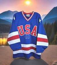 Miracle On Ice 🇺🇲 Mark Wells Signed Inscribed 1980 USA Hockey K1 Jersey RARE!