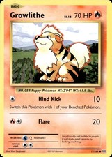 growlithe pokemon card value 2022 Arcanine 059/165 - - 151 RarityPromo Hit Points80 HP Colorless Warm Up Search your deck for a Fire Energy card and attach it to 1 of your Pokmon Pokemon Growlithe 4/15 Like new