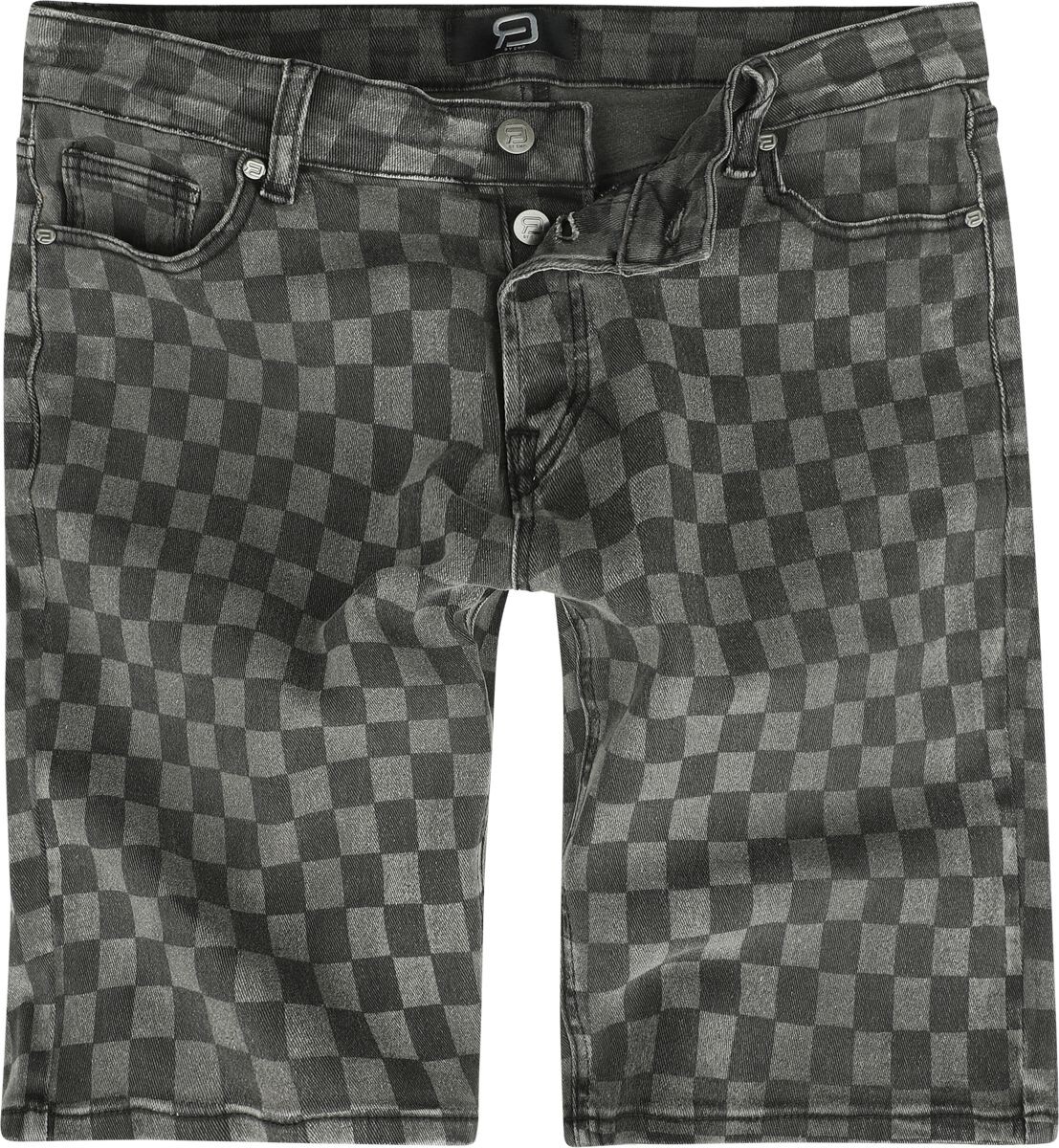 КРАСНЫЕ шорты от EMP Herren schwarz-graue от Schachbrett-Muster