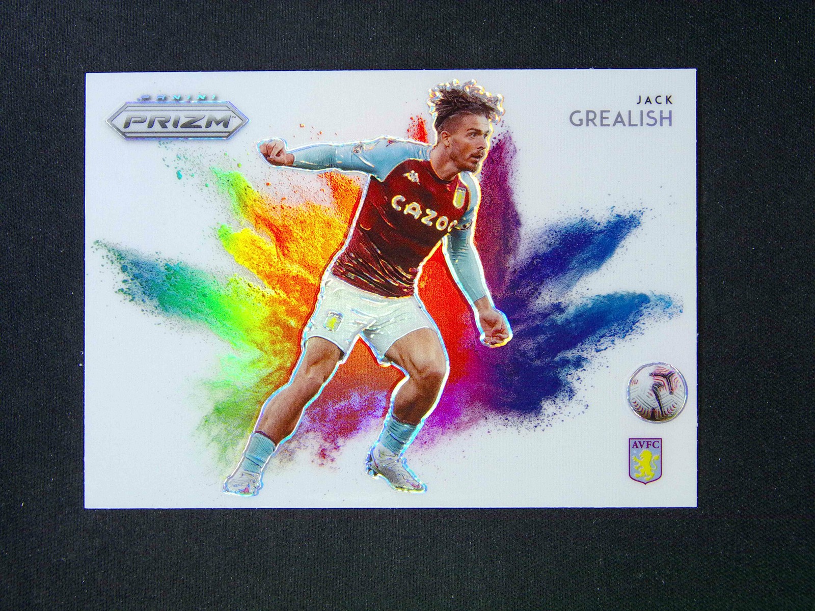 2020-21 Panini Prizm Premier League Jack Grealish #5 Color Blast Case Hit SSP