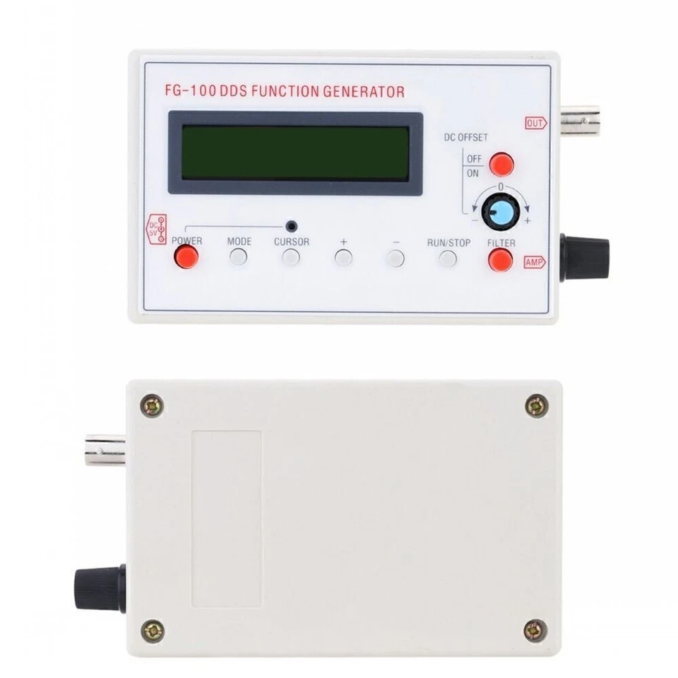 FG-100 DDS Sinus Signalgenerator Dreieck Rechteck 1HZ-500KHz Frequenz LCD1602 KG - Bild 2 von 4