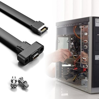 USB 3.1 TypeE to C Front Panel Cable 10Gbps Internal Adapter Cable Fast 10Gbps