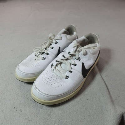 Nike Lunar Waverly Shoes Mens Size 11 W White Leather Golf Sneakers 652781-101
