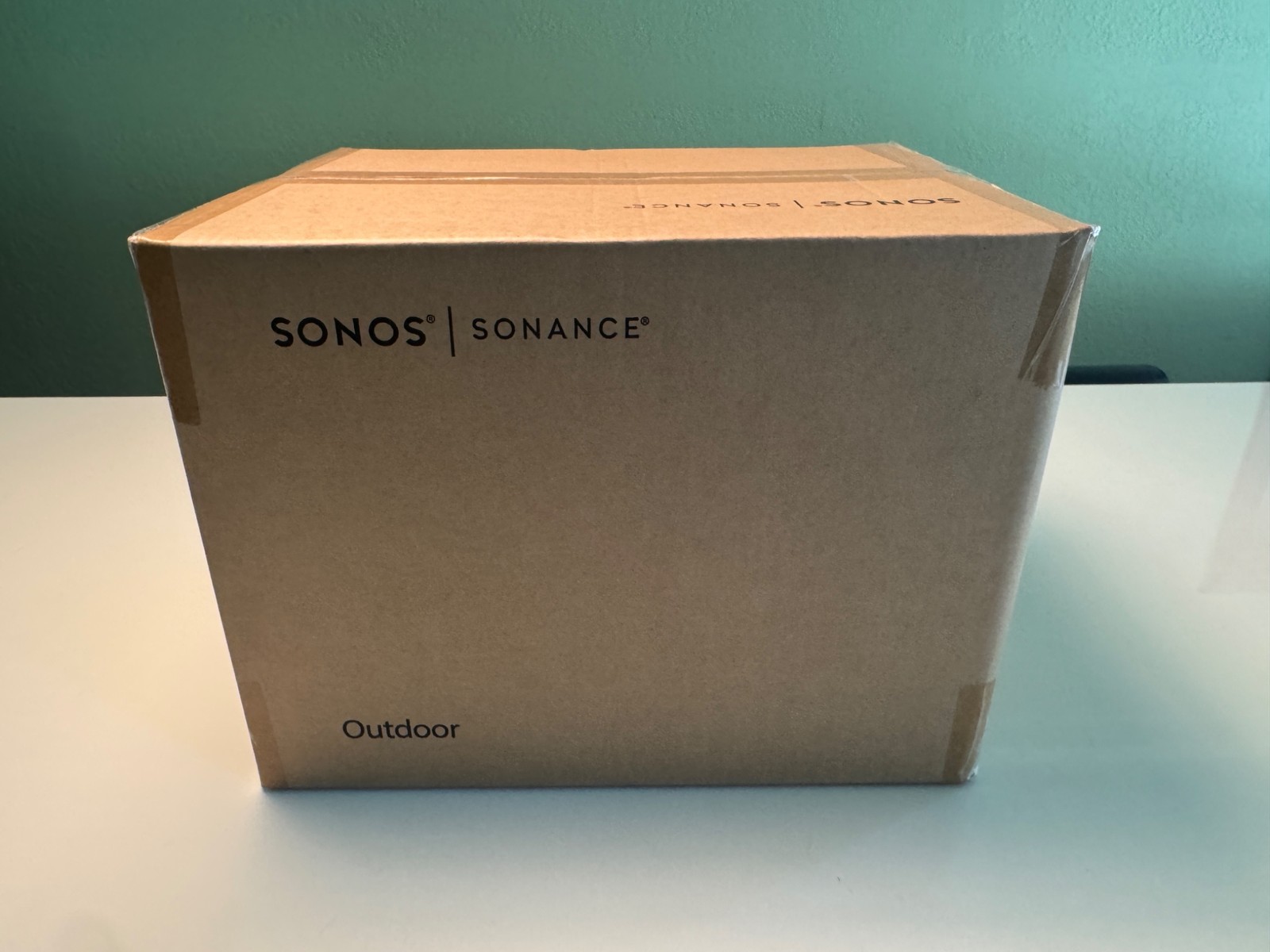 Brand New Sonos Outdoor by Sonance White Wired Speakers Pair