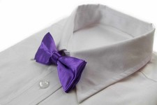 Boys Purple Matching Bow Tie Suspender Set Kids Unisex Dress Up Wedding Page