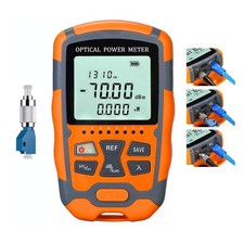 4in1 Fiber Optic Tester Power Meter FC/SC/ST 30km Fault Detector