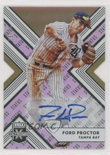 2018 Elite Extra Edition Status Emerald Die-Cut 25/25 Ford Proctor #105 Auto 4l3