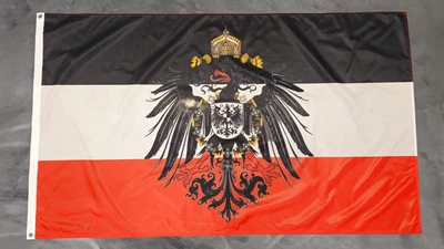 PREMIUM Fahne Flagge Deutsches Kaiserreich 1871 - 90 x 150 cm - Bild 1 von 4